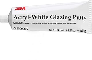 3M Acryl Putty, 05095, White, 14.5 oz, Acrylic Putty for Automotive and Marine Finishes, 1 Tube