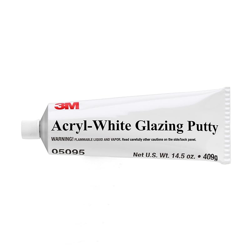 Massa Acrílica para Funilaria 3M 05095 Branca, 428,82 mL, 1 tubo