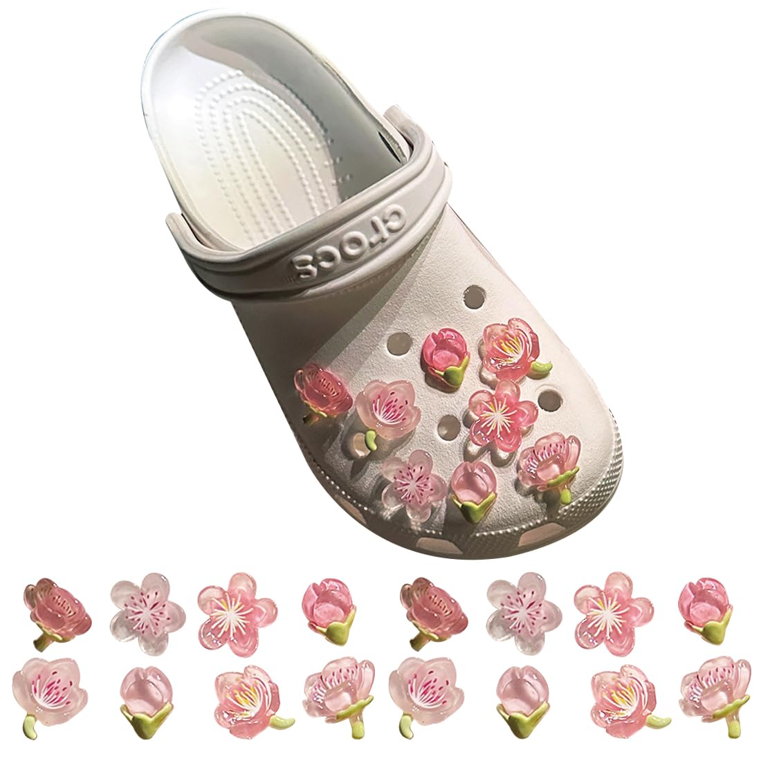 16 Piezas Shoe Charms, PVC Adornos para Zapatos, Accesorios para Sandalias de Zueco, Regalos de Fiesta