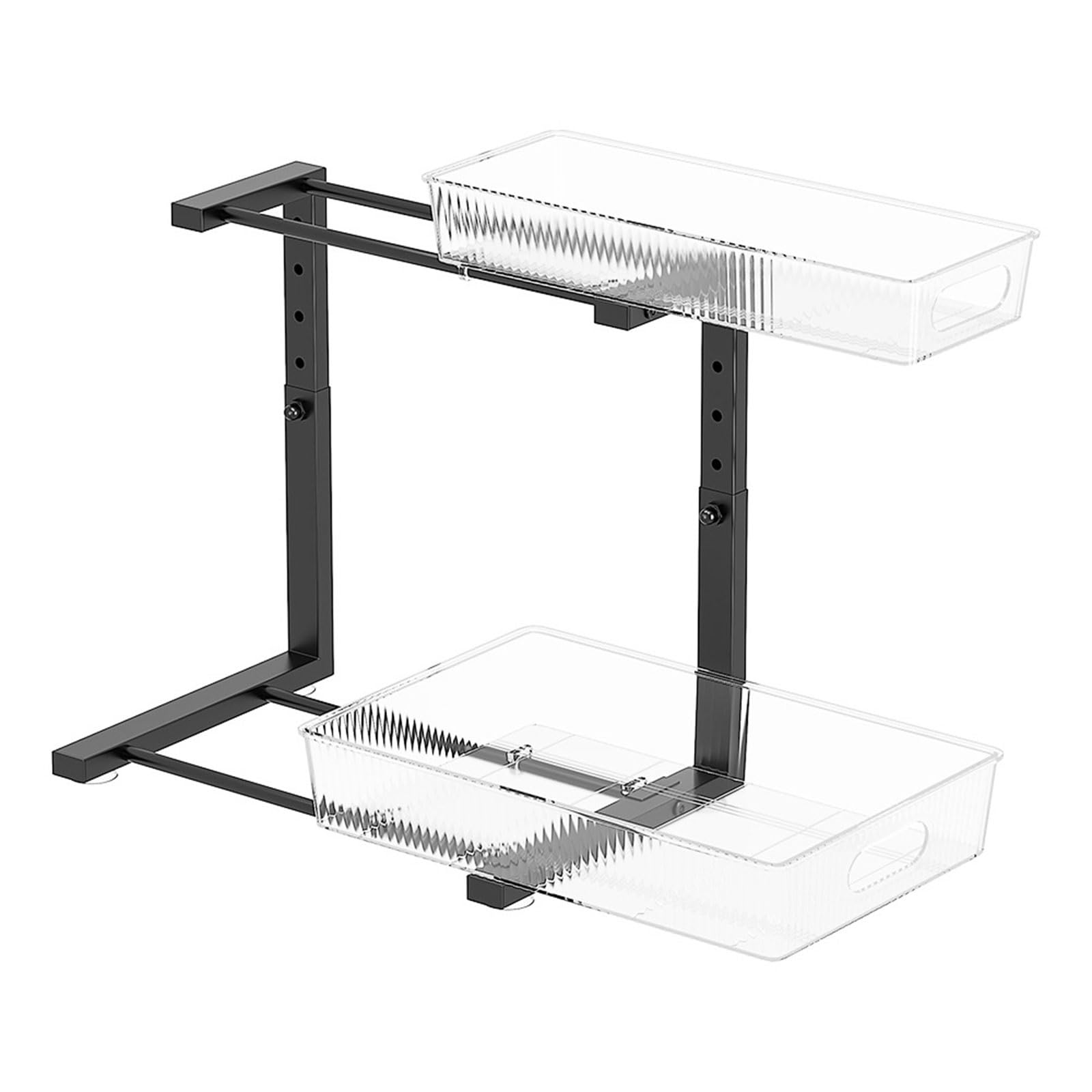 Organizer per lavello da cucina a forma di cactus con cassetto scorrevole facile – Elegante scaffale da appoggio in design elegante e colore per risparmiare spazio e ridurre il disordine
