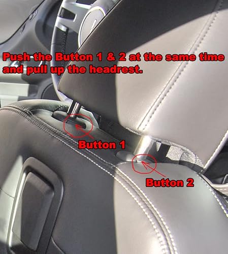 Iggee 2010~2015 Chevy Camaro Coupe Artificial Leather Custom Fit Front And Rear Seat Covers (Black/Red) #TOP3