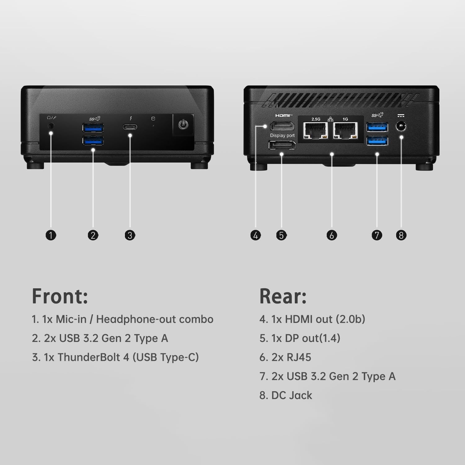 Amazon.co.jp: msi Cubi 5 プロフェッショナルミニデスクトップ、Intel