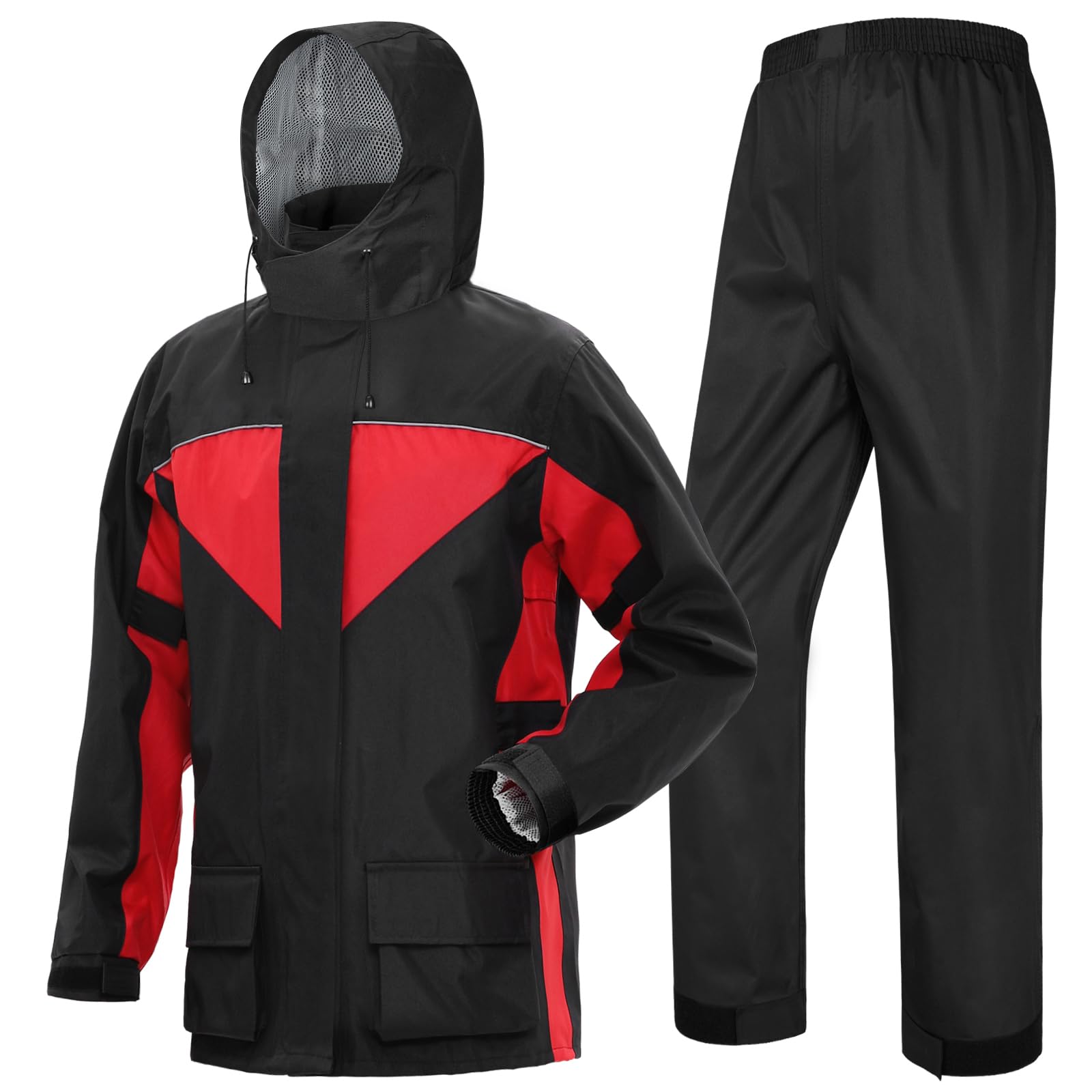 Coutyuyi Motorrad Regenanzug Herren Wasserdicht Atmungsaktiv Regenbekleidung outdoor fahrrad softshellregenjacke