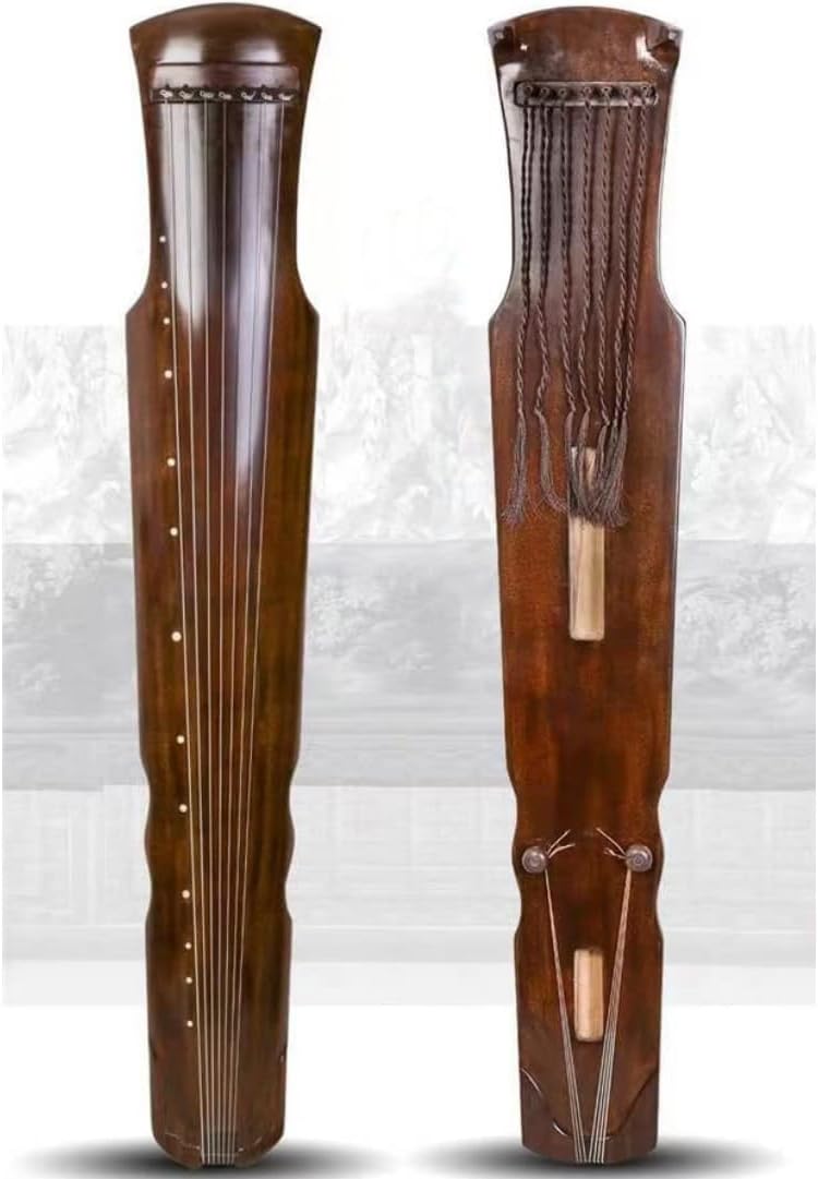 LANDTOM High Level 60+ Years Fir Wood Guqin (Gelatinum Cornus cervis/Lu Jiao Shuang Antler Frost included) for Beginner and Intermediates