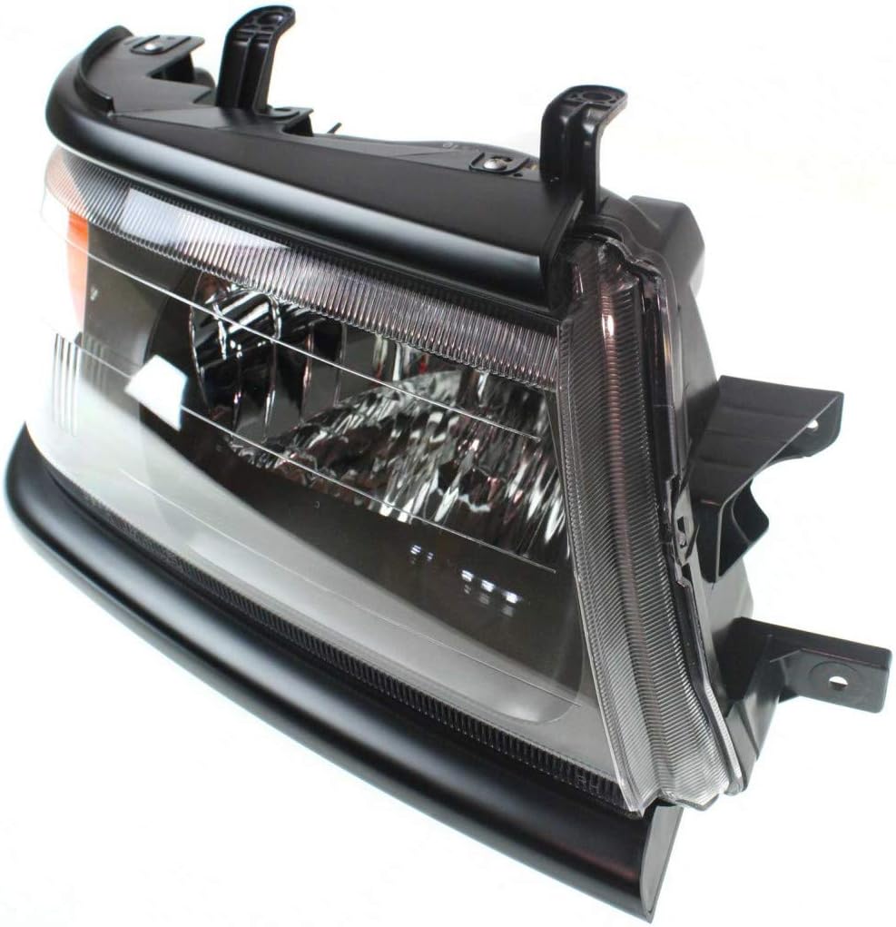 CarLights360: For Mitsubishi Montero Sport Headlight Assembly 2000 01 02 03 2004 Passenger Side w/Bulbs Black Housing For MI2503126