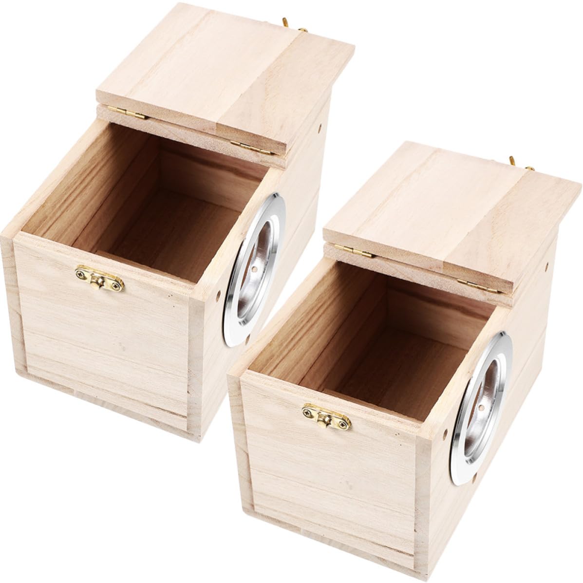 Nichoirs pour oiseaux en bois kaki robustes nichoir petit oiseau