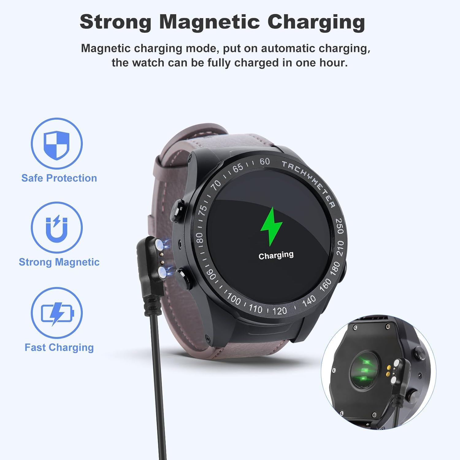 Strong Magnetic Charging for KORONA Wearbuds W26