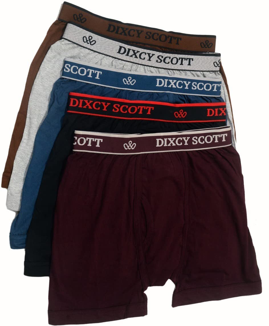 dixcy scott Cotton Plain/Solid Assorted Men's Trunk/Underwear - Pack of 5 (#Cross-Trunk-90 CM) (Color & Prints May Vary)-picture-20