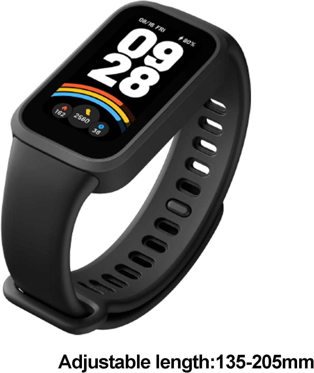 3-Pack Replacement Band Compatible with Xiaomi Smart Band 9 Active, Soft Sport Strap, Adjustable Breathable Bands, Quick Release - Image 7