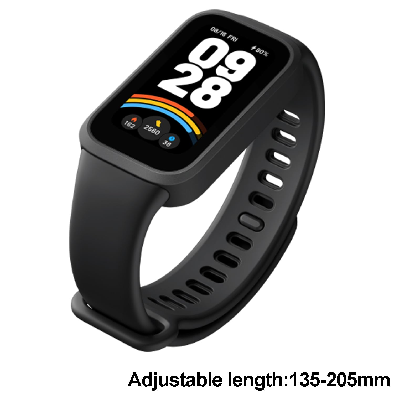3 Paski Zamienne do Xiaomi Smart Band 9 Active i Redmi Band 3, Miękkie Sportowe, Regulowane I Oddychające, z Szybkim Odpinaniem