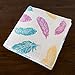 Sale! Luxury Muslin Swaddle Blanket 100% Organic Cotton Extra Large (47 by 47') for Girls and Boys (Gender Neutral/Unisex) | Feather Print (Blue, Pink, Yellow) Sleep wrap for Baby (Newborn/Infant)