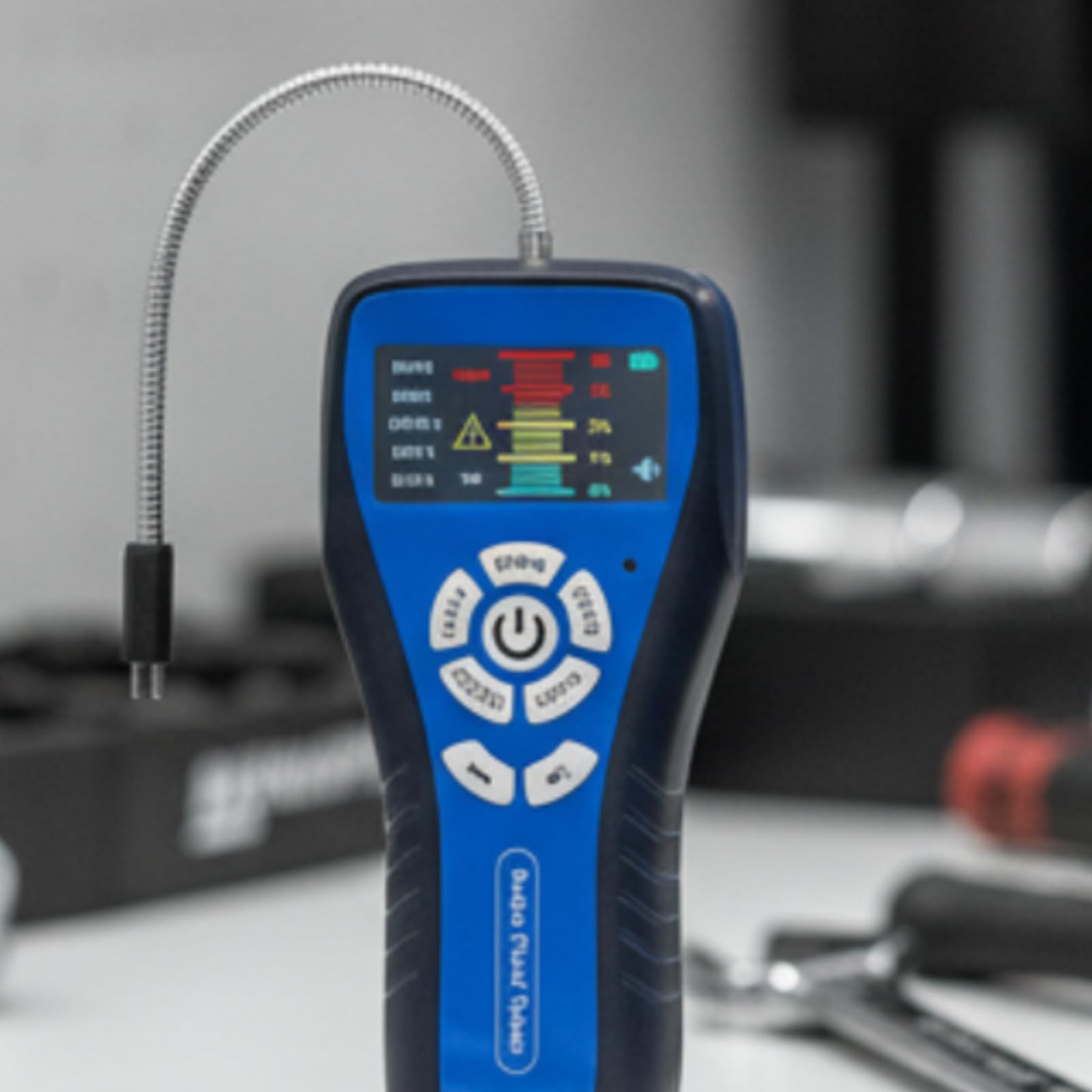 Tester Liquido Freni Digitale Misuratore Analizzatore Rilevatore con Punta Flessibile Display Facile da Leggere Presa Sicura Antiscivolo Struttura
