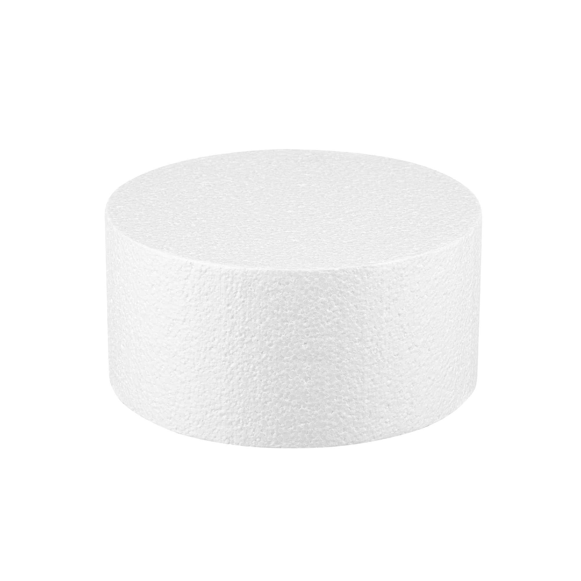 Restaurantware Pastry Tek - Chupete redondo de espuma para tartas de 8 x 4 pulgadas, 54 unidades, reutilizable, ligero, duradero, herramienta de espuma reutilizable de polietileno resistente a la