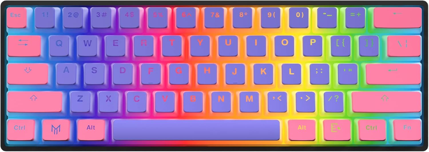 Matrix Sommerset 60 Gaming Keyboard Fast Keyboard Switches No Lag Hot swappable Long