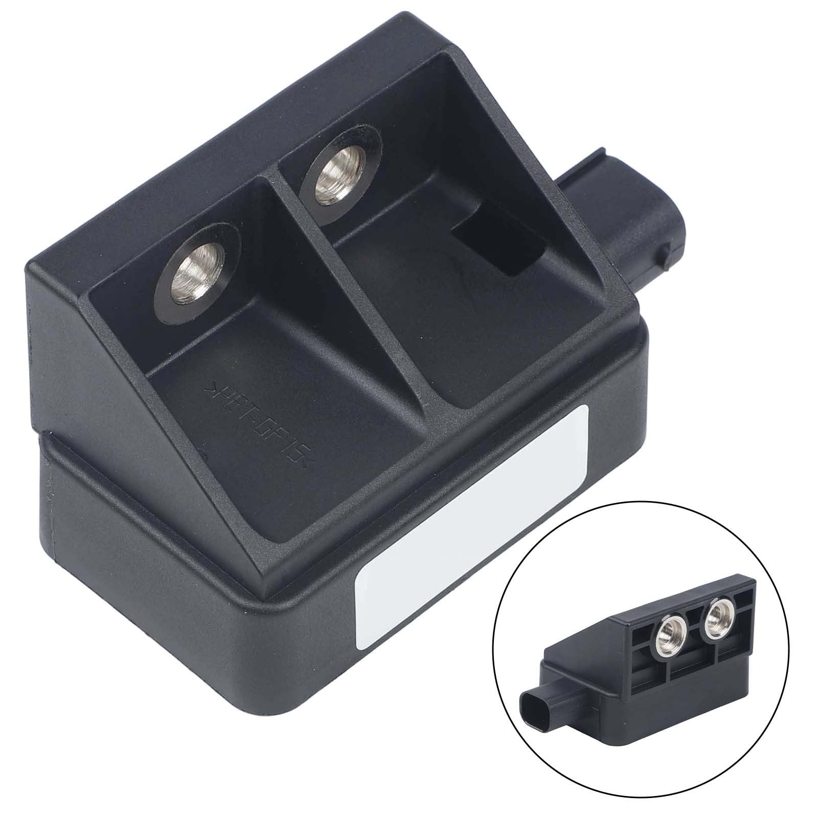 HOMEYaw Rate Sensor 1J0907657AA para ESP, módulo de control de estabilidad del vehículo de plástico ABS, compatible con sistemas electrónicos de programa de estabilidad, negro