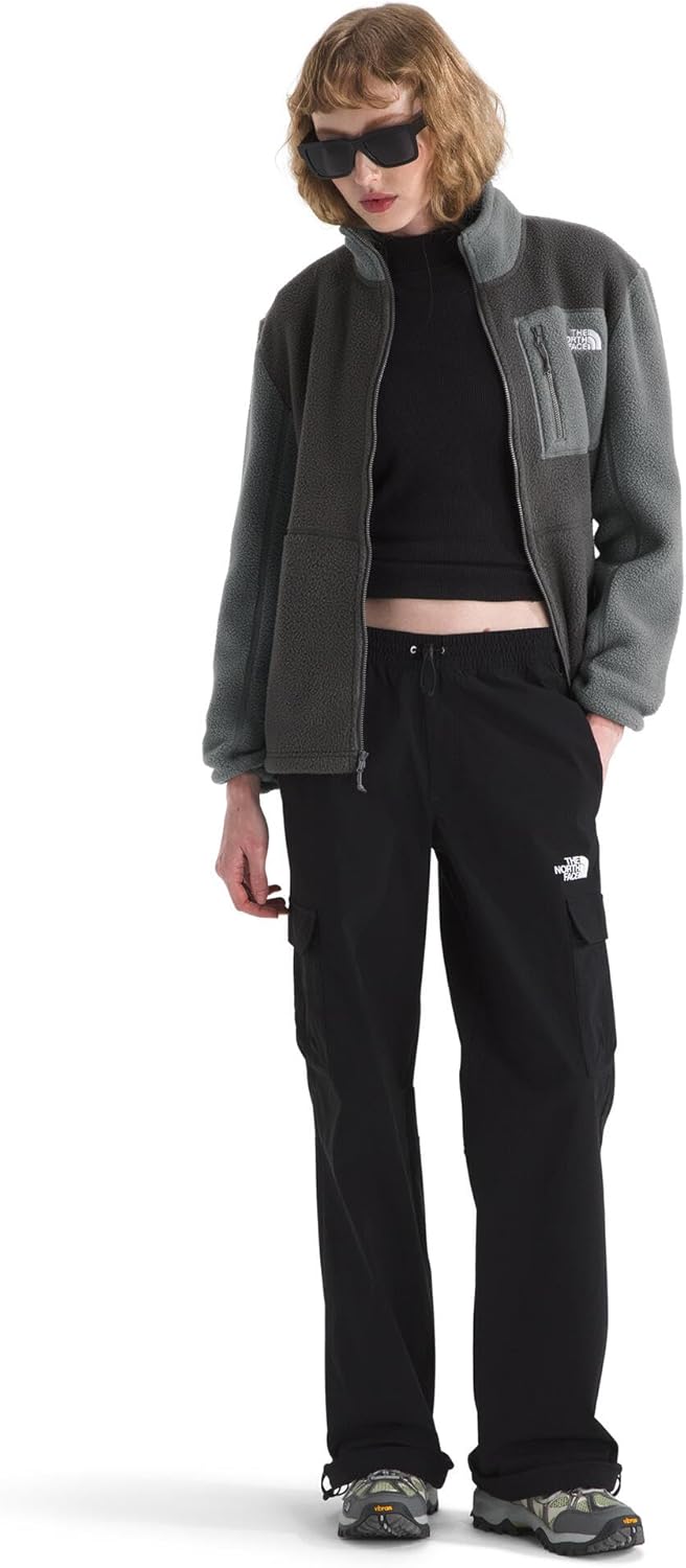 THE NORTH FACE Women's Yumiori Full Zip Jacket Lightweight Fleece Coat with Embroidered Logo, Secure Zip Pockets