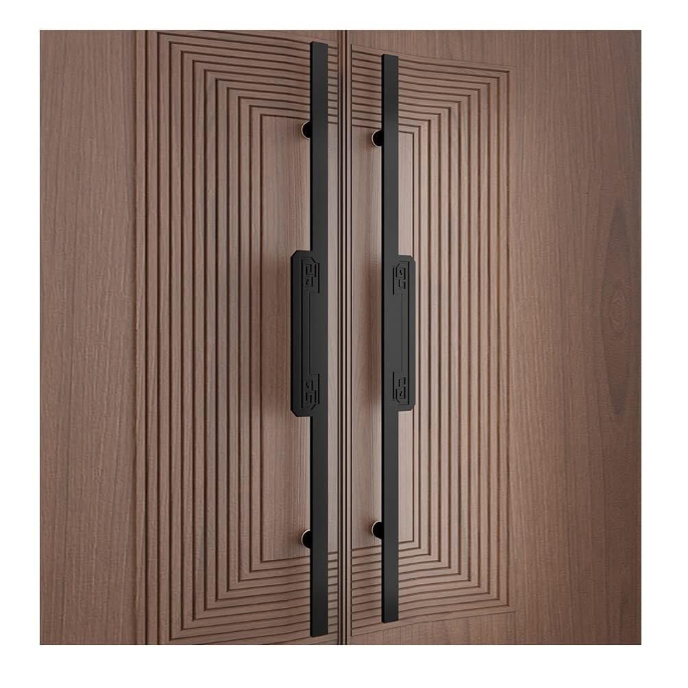 Poignée de porte coulissante noire pour réparer les accès lourds et difficiles des bureaux