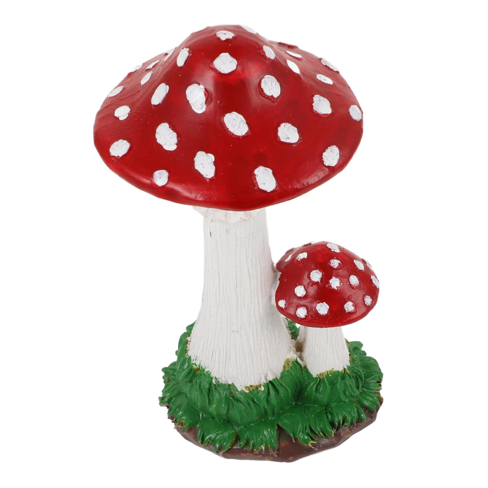 STOBOK 4stücke Mushroom Ornament Gartenfigur Aus Resin Dekorative Pilzstatue Für Außenbereich Für Garten Und Landschaftsgestaltung Niedliche Gartendekoration Für Sammler