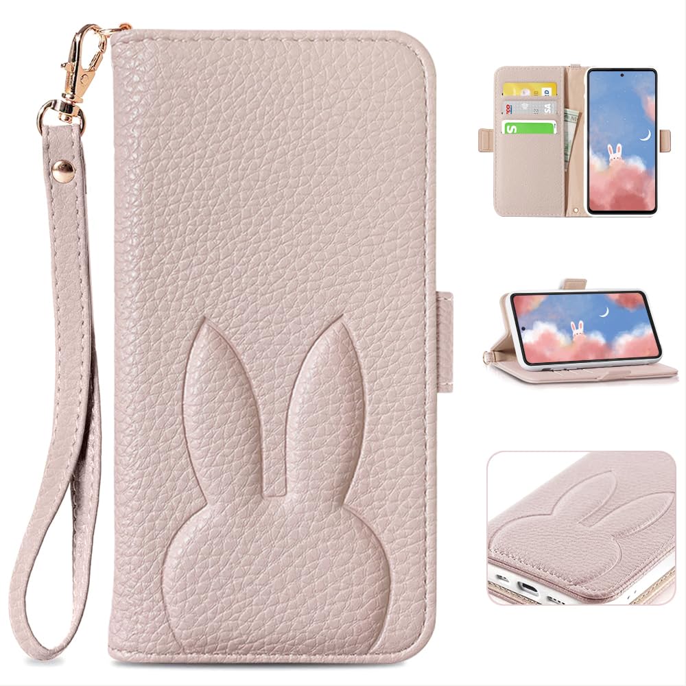 MAGICASE 適応 Galaxy S24 fe ケース 手帳型可愛い ギャラクシー S24 FE ケース 手帳型 Galaxy S24 FE SCG30 携帯カバー人気 財布型 ぎゃらくしー S24 FE レディース 女性 おしゃれ 人気 かわいい シンプル 肌触り良い 高級PUレザー スタンド機能 ストラップ 6.7インチ