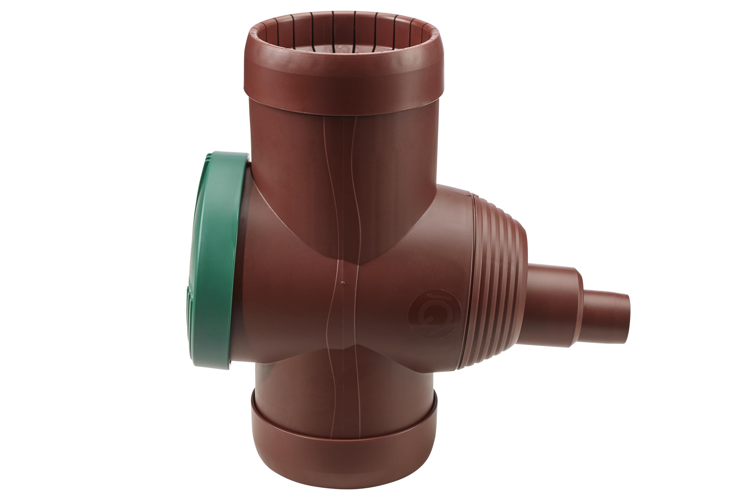 3P Filtersammler, Regenwasserumsteller & Filter - ideal für Regentonnen (Braun)