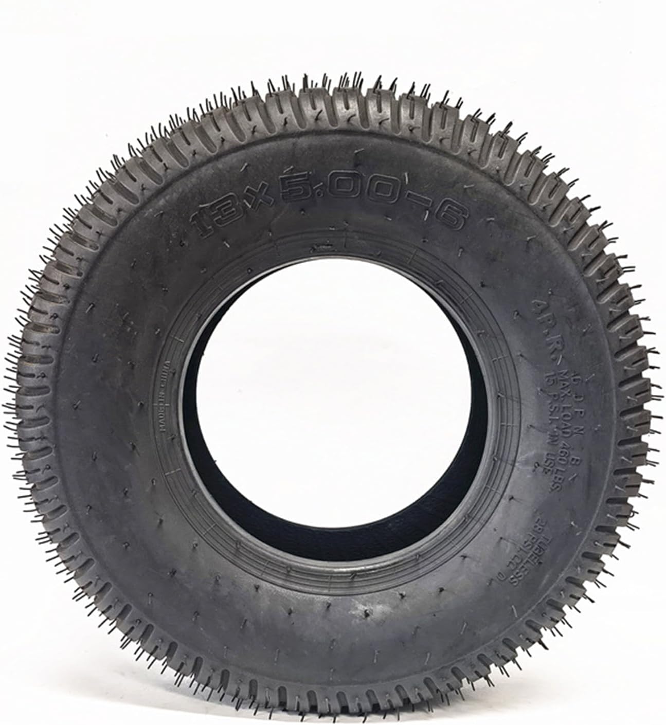 Electric Scooter Tires, 13" 13X5.00-6 Thick Anti-Skid Wear-Resistant Vacuum Tires, for Beach Bike/Kart/Grass Sweeper Tire Replacement,B