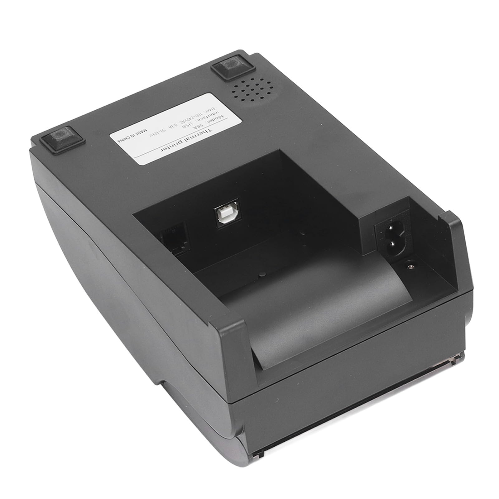 Stampante Termica, Stampante Termica per Ricevute POS Quick Cut USB 60‑80 Mm/s per Hotel (Spina UE)