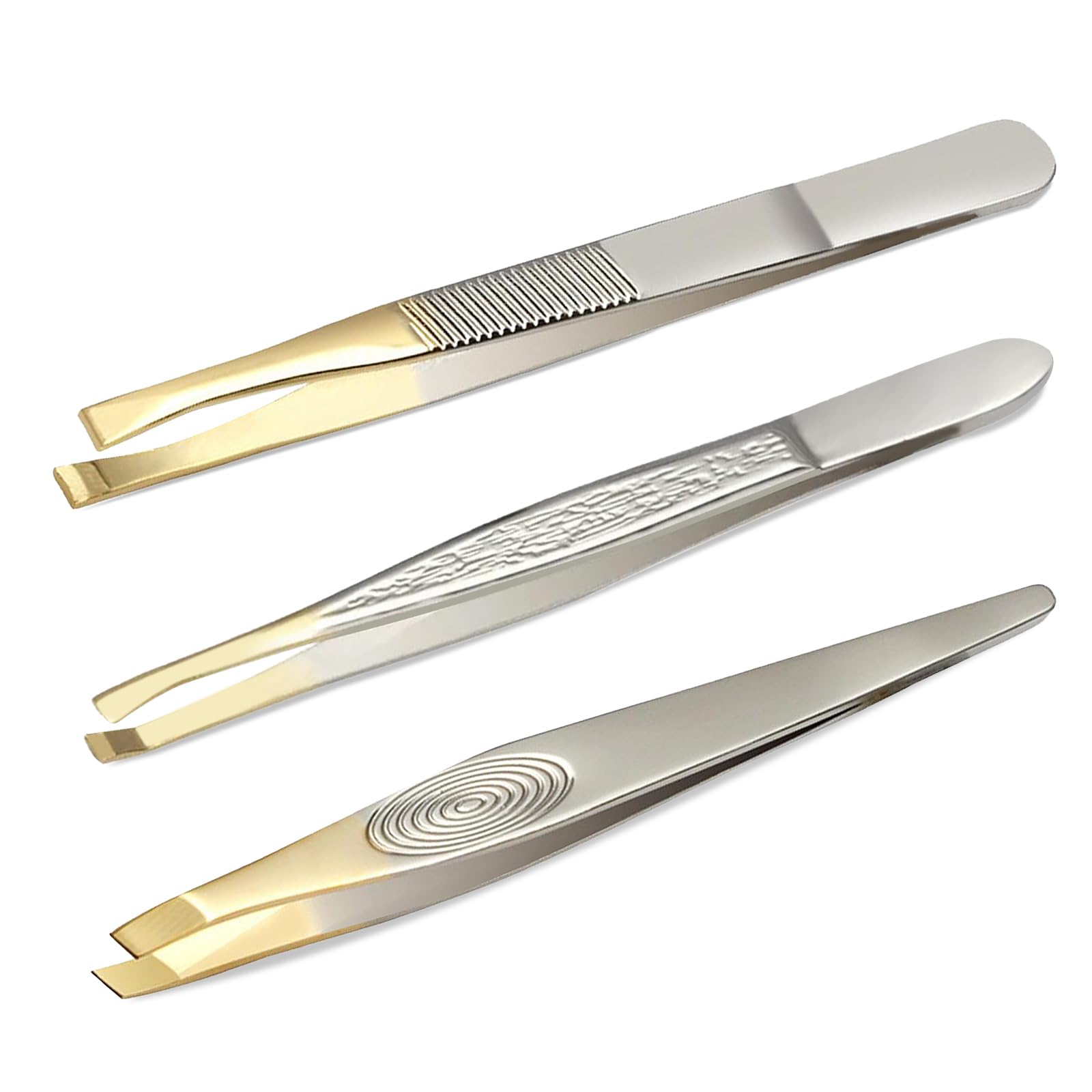 Set Di 3 Pinzette Lunghe Con Punta In Gomma - Per Ciglia, Modellismo E Precisione, Lunghezze 10.8-15.6 Cm - Foto 5