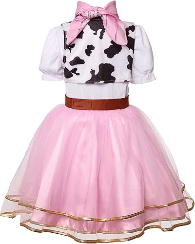 Miniatura 2 de Gomukot - Disfraz de vaquera para niñas, disfraz de Rodeo Occidental de Halloween