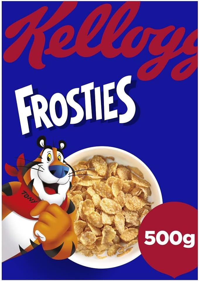 Kellogg's Frosties Breakfast Cereal Box, 500g