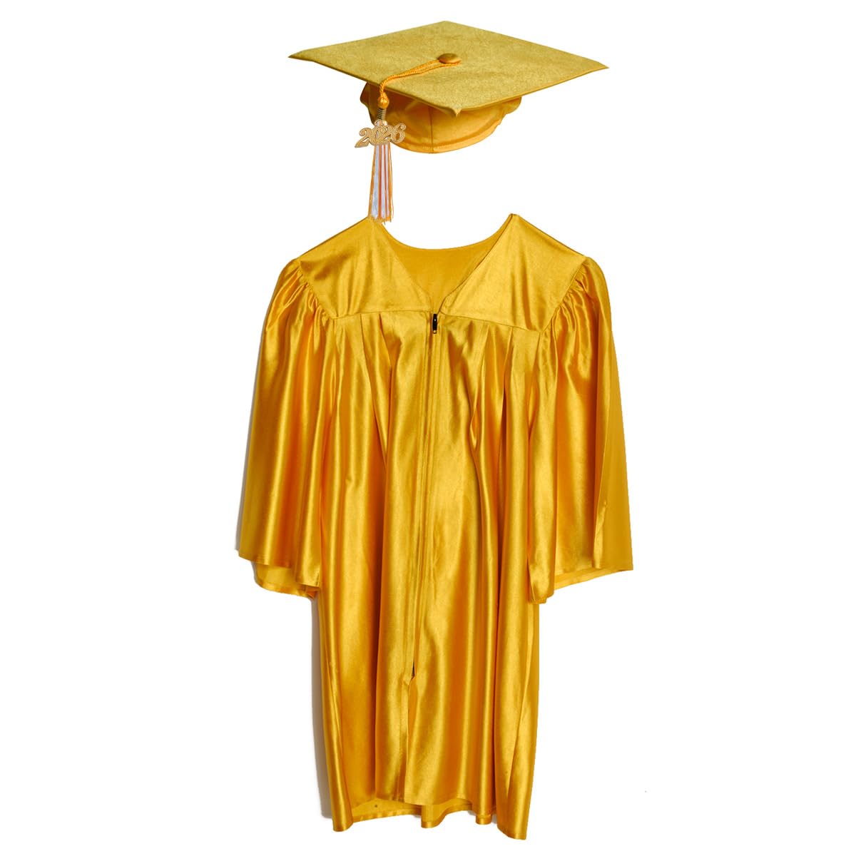Snapklik.com : Happy Graduates Medium Gold Shiny Child Graduation Cap