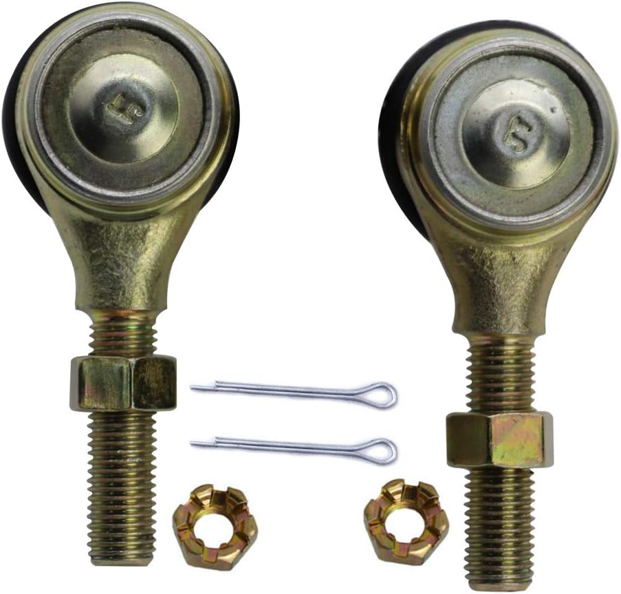 FLYPIG M10 Thread Left & Right Hand Tie Rod Ends Ball Joint 10-10mm for Yamaha Raptor 250 YFM-250 2008-2013 YFM660 YFM550 YFM700 YFM125 YFZ350 for ATV 150cc 250cc Dirt Bike Go Kart Moped Scooter