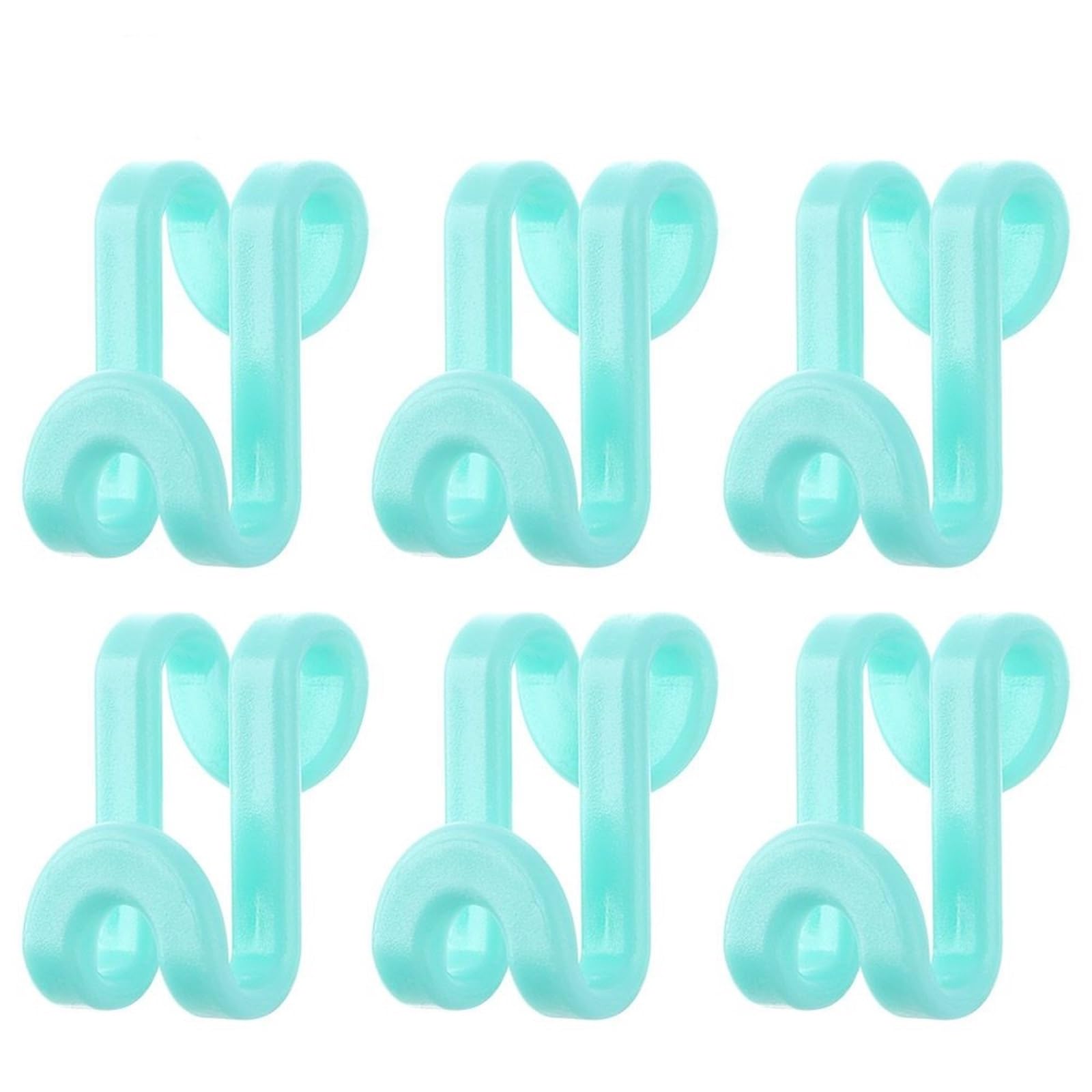 Hangers for Clothes Space Savers 150 Pcs Mini Clothes Hanger Hooks - Cascading Connectors For Wardrobe Closet(Blue)