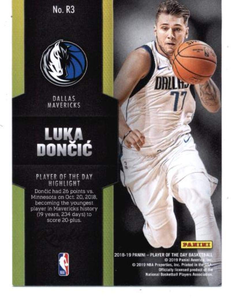 Amazon.com: 2018-19 Panini Player of the Day Rookies #R3 Luka