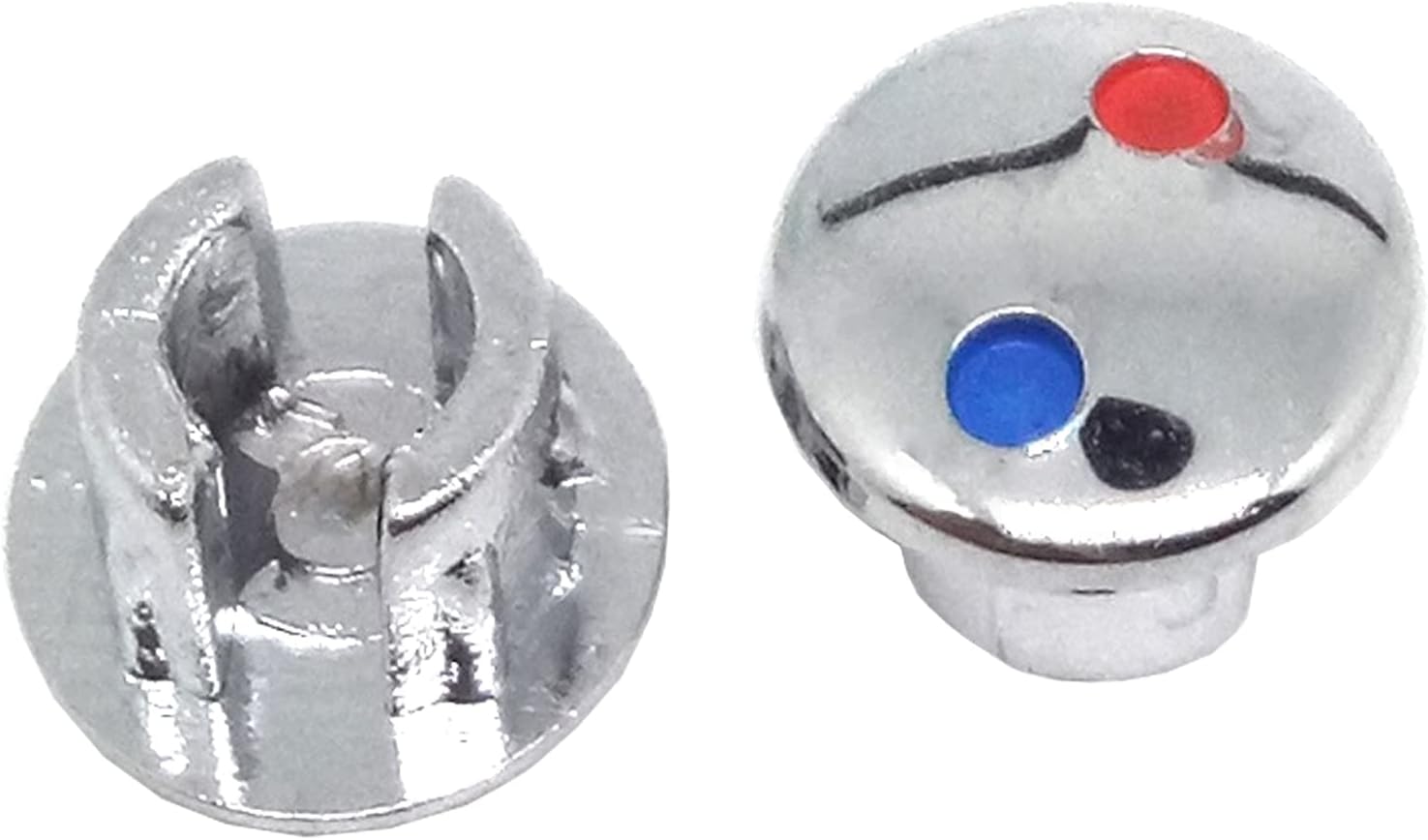 ERDANER 20Pcs Hot/Cold Water Label ，Hot Label and Cold Label, Faucet Handle Index Buttons