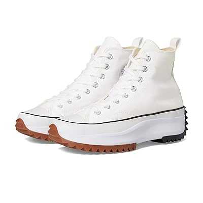 Converse Run Star Hike Canvas Platform Lace up Boots White/Black/Gum