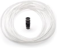 SRJQXH Pneumatikus Tömlő 8mm/5mm - 5m Átlátszó PU Levegőcső Kompresszorhoz, Vízálló, Olajálló, -30°C~80°C Hőtűrésű Csatlakozóval 1