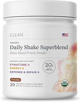 Plant Based Protein Powder for Optimal Gut Health, Probiotic Protein Shake with Fermented Plant Proteins, Vegan, Dairy & Stevia-Free, Chocolate