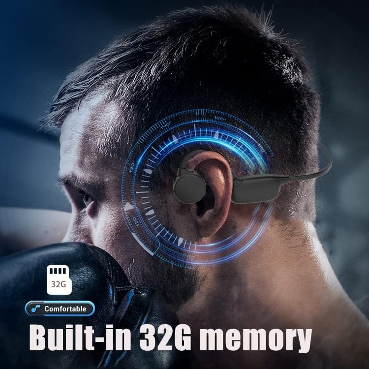 essonio swimming headphones bone conduction headphones bluetooth headphone for swiming ipx8 waterproof headphones built in 32g memory