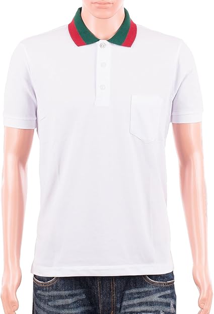 white gucci collar shirt