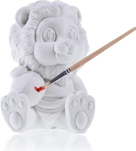 Miniatura 5 de Candellana Juego de pintura para niños y adultos, figuras de yeso 3D para pintar para niños, figuras para pintar niños, figuras de yeso para