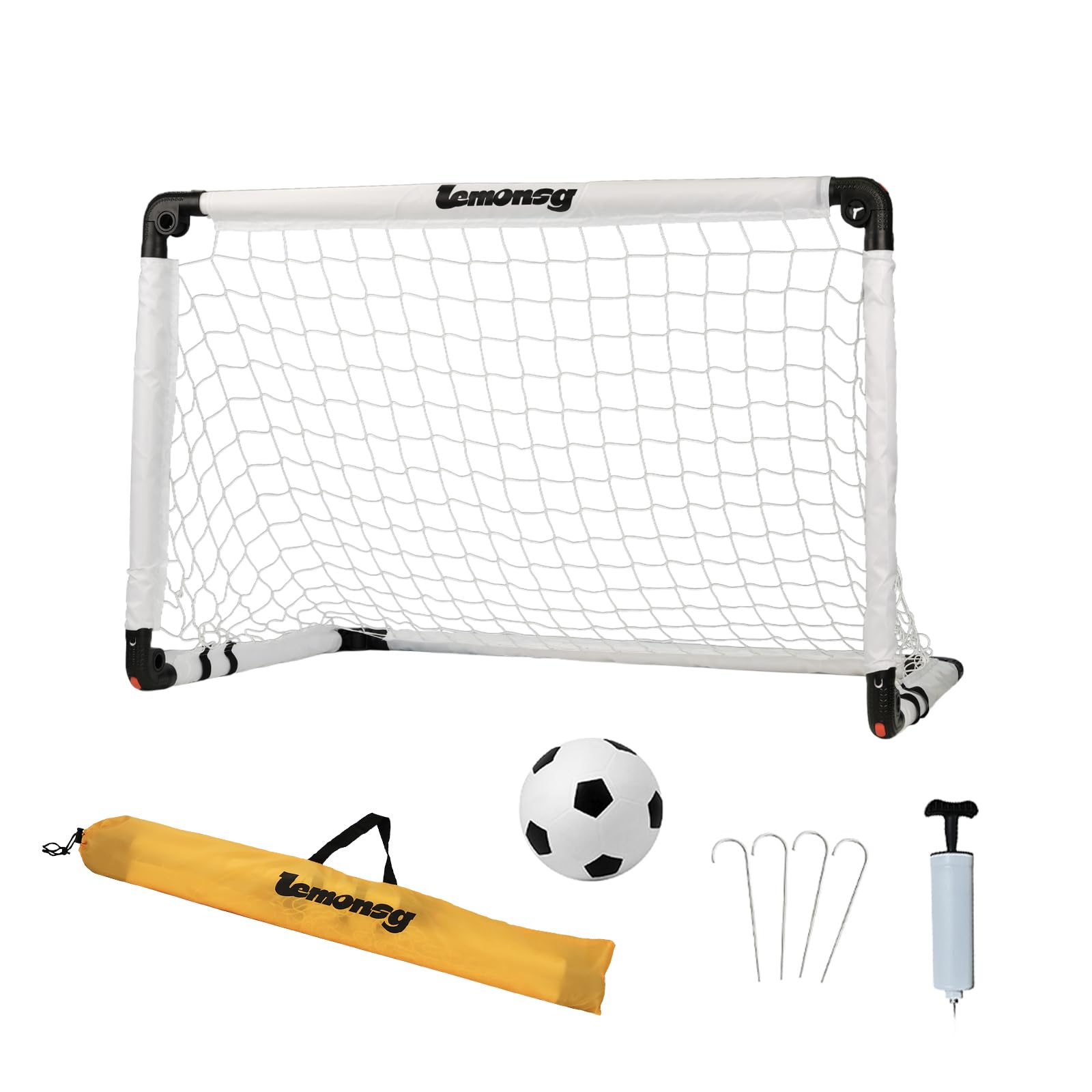 Portable Football Goal for Kids, Foldable Toddler Football Goal with Mini Football, Indoor Football Goal for Garden Indoor Outdoor Play, Toys for Children