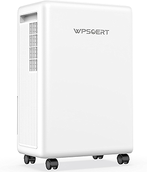30-Pint Basement Dehumidifier with Drain Hose and Smart Humidity Control