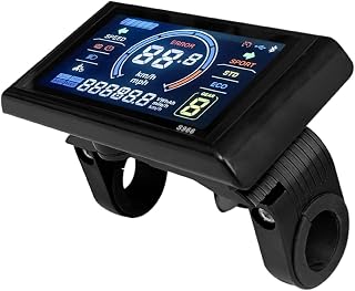 Pantalla LCD Ebike de 5 pines, 24-72 V, LCD-S966, pantalla a color inteligente, resistente al agua, panel de control de bicicleta de montaña, utilizado para el controlador con protocolo nº 2, conexión
