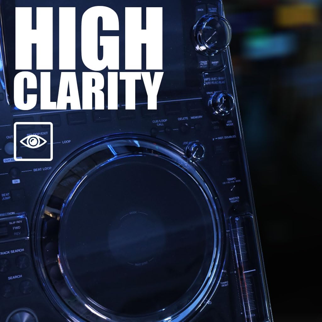 GORPANIX CDJ 3000 Cover Equipment Protective Cover, Purpose-Built to Prevent Spills, Pressure Damage & Booth Accidents for Pioneer DJ CDJ-3000, Hard Shell Protector for Travel, Studio, Club, Party