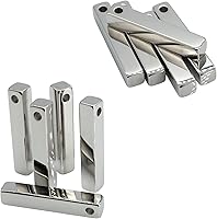 Vista 1 de StayMax Barra rectangular para grabado, acero inoxidable, 10