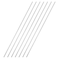 Vista 55 de uxcell Varilla redonda sólida de acero inoxidable 304 de 0.197 in x 5.906 in para manualidades de bricolaje - 10 piezas