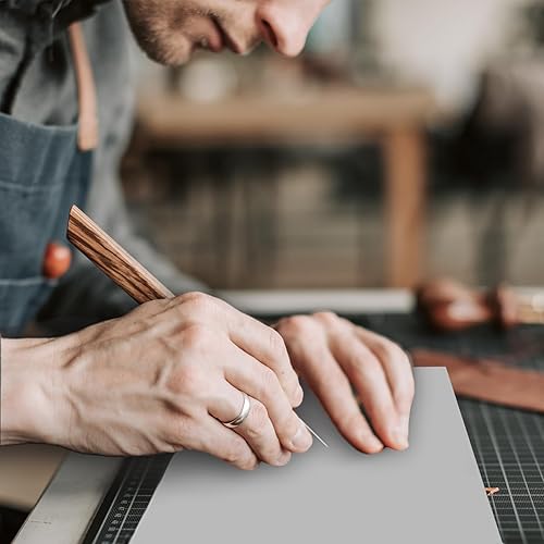 Miniatura 5 de Bloques de linóleo para impresión de 8 x 12 pulgadas, bloque de tallado de linóleo suave, kit de impresión de bloque de linóleo gris, herramientas