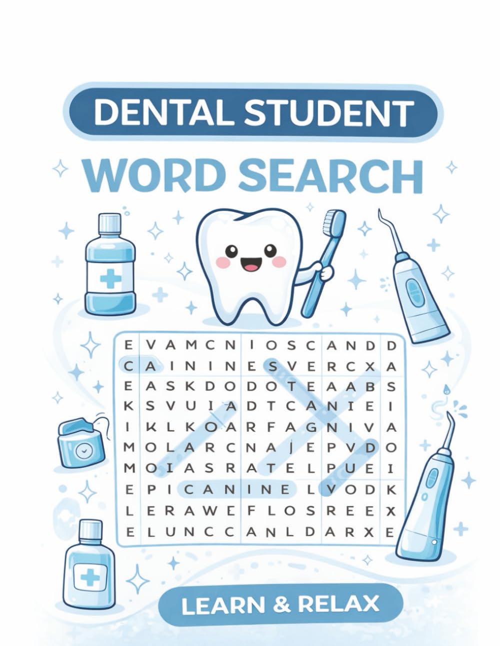 Dental Student Word Search: Educational Puzzles for Terminology Review (Dental Word Search Series)