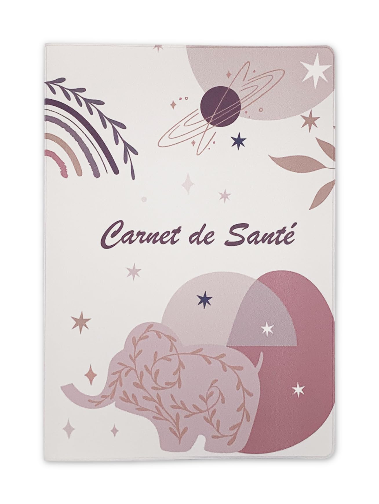 Nemau - Protège Carnet de Santé Enfant et Adulte – Housse Souple Lavable – Format Universel – Motifs Modernes – Étui de Protection Durable pour Carnet Médical – Idée Cadeau - Modèle Boho