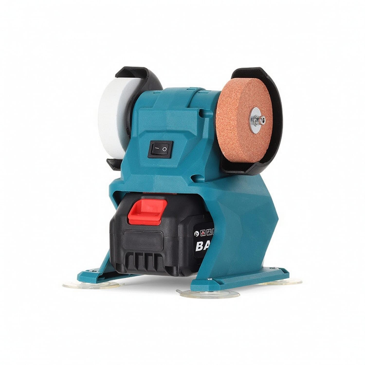 Compact Benchtop Grinder Stable Bench Grinder with Wrench Portable Sharpening Machine Non-Slip for DIYers, Hobbyists, Home Workshop, Garage, Bare Machine Eu-image-41